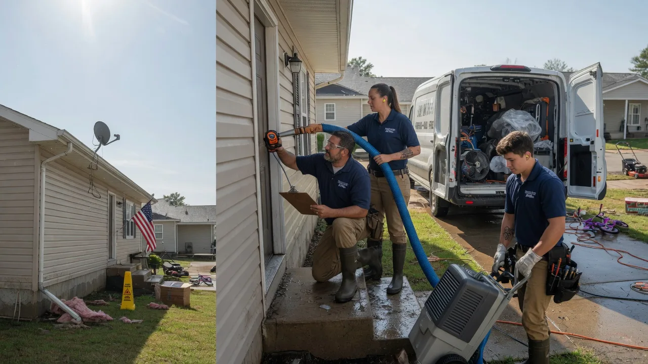Ceiling Water Damage Restoration in Gamaliel, AR near me